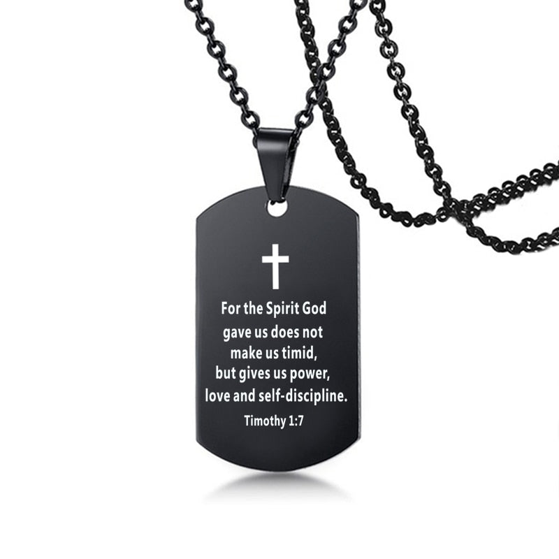 Arm Yourself with Faith: Introducing Our Scripture-Engraved Dogtags