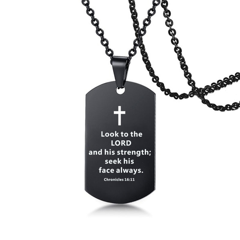 Arm Yourself with Faith: Introducing Our Scripture-Engraved Dogtags