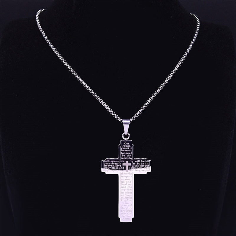 Amity Grace Cross Pendant Necklace