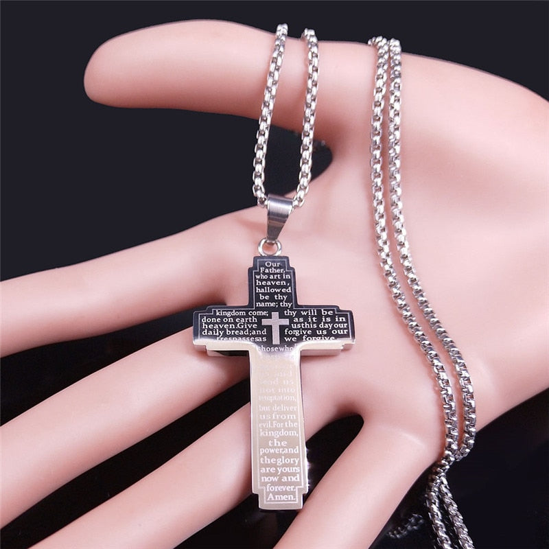 Amity Grace Cross Pendant Necklace