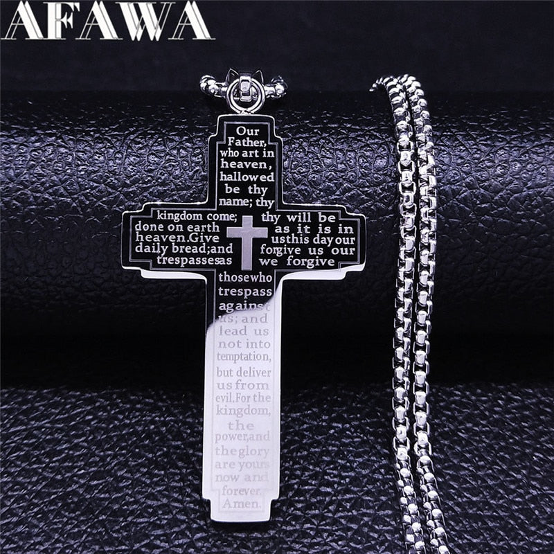 Amity Grace Cross Pendant Necklace