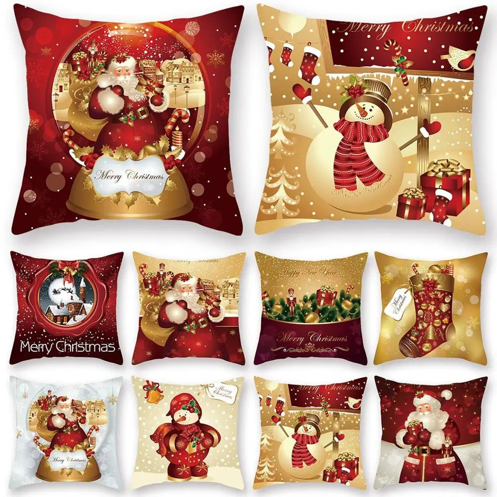 Festive Christmas Throw Pillow Covers - Add a Touch of Holiday Cheer to Your Home